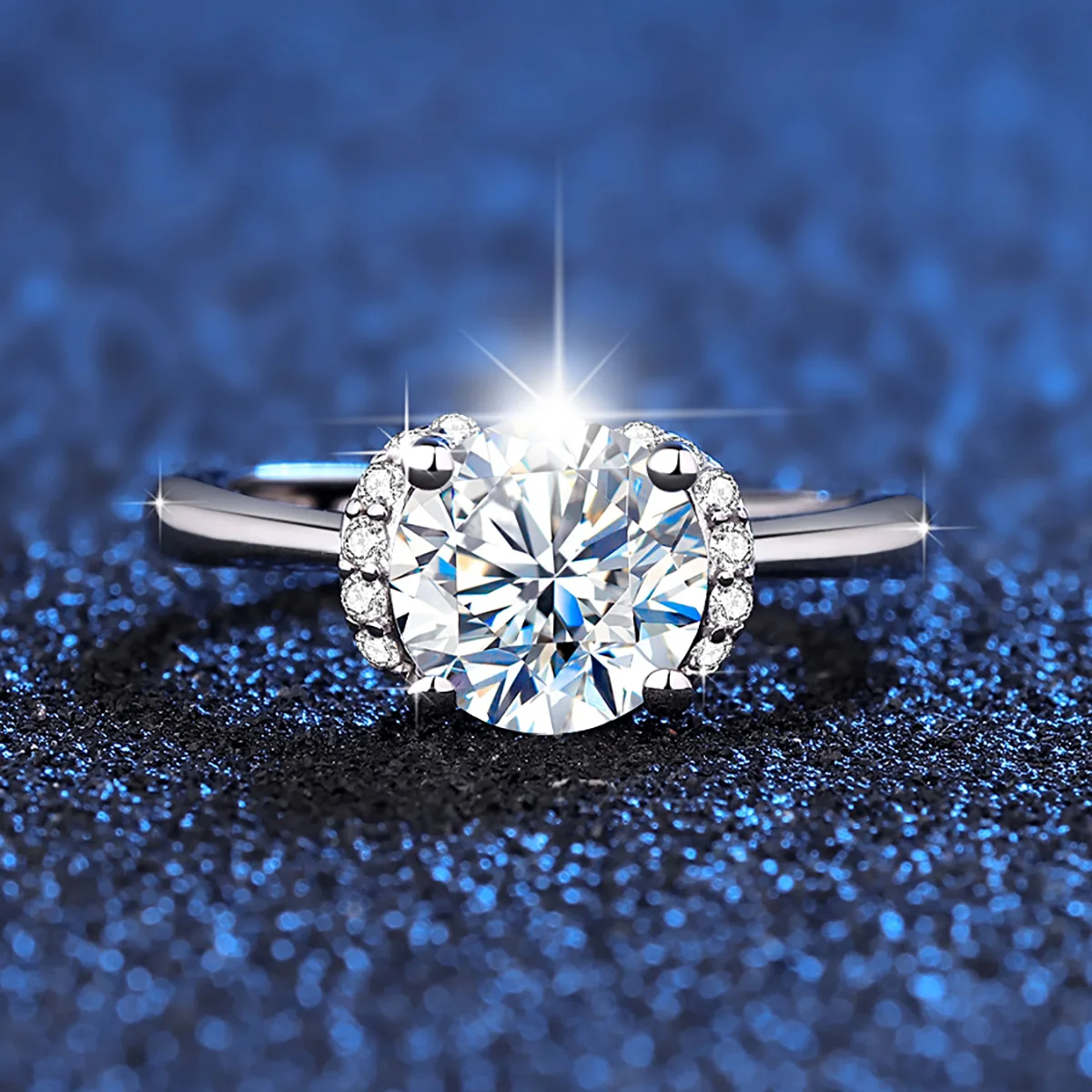 Real 1.2ctw-2ctw D Color Round Moissanite Rings Sterling Silver 925 Engagement Ring Luxury Fine Jewelry Woman Girl Gift Hot Sale
Real 1.2ctw-2ctw D Color Round Moissanite Rings Sterling Silver 925 Engagement Ring Luxury Fine Jewelry Woman Girl Gift Hot Sale