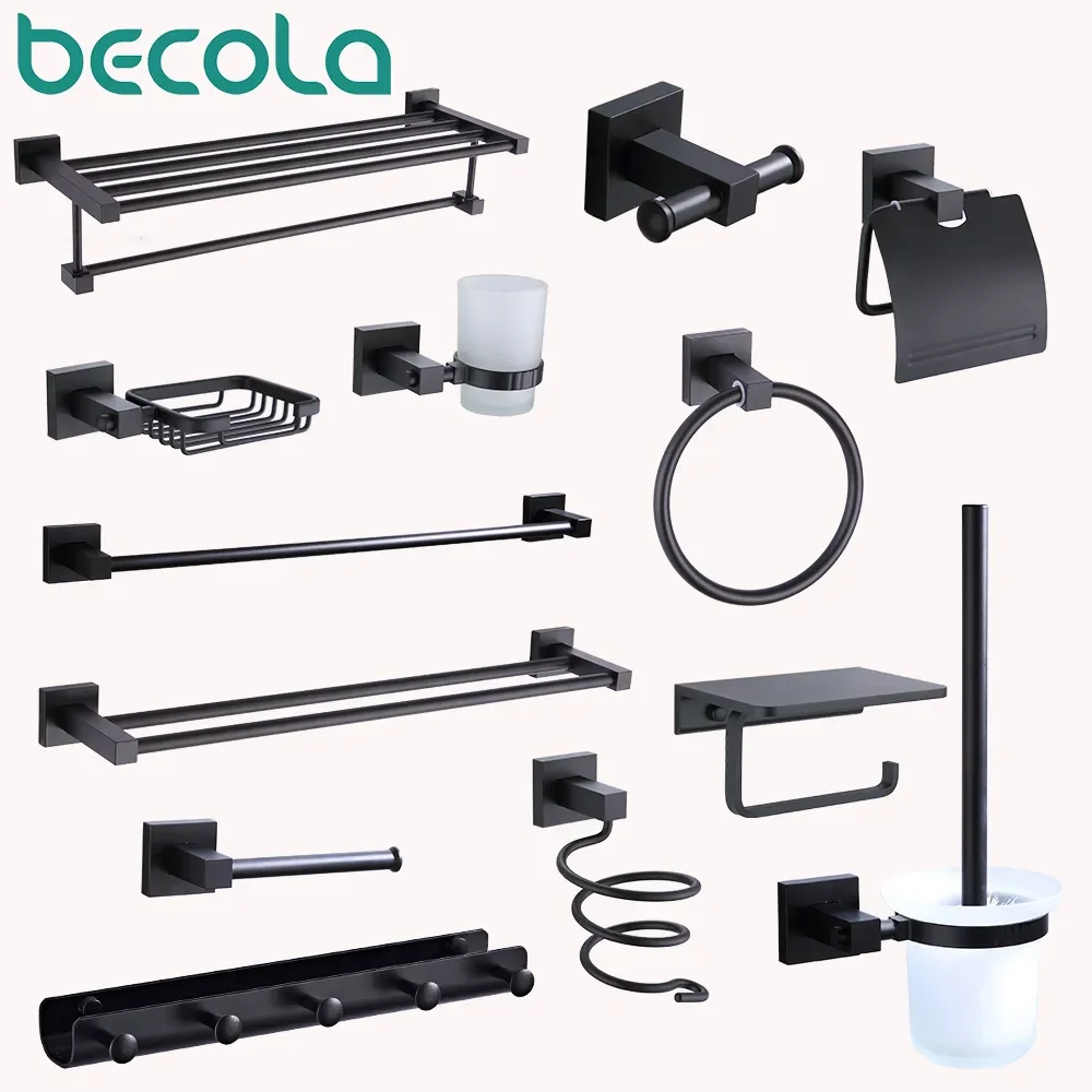 NEW2023 Solid Aluminum Bathroom Hardware Accessories Towel Rack Shelf Single Towel Holder Wall Air Blower Rack Toilet Brush Hold 
NEW2023 Solid Aluminum Bathroom Hardware Accessories Towel Rack Shelf Single Towel Holder Wall Air Blower Rack Toilet Brush Hold