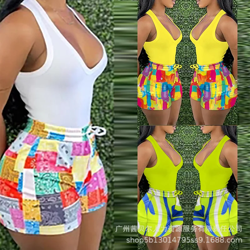 Mandylandy Tank Top & Paisley Print Shorts Set Women Sexy Summer Sleeveless Slim Fit Vest Shirt High Waist Outfits Streetwear
Mandylandy Tank Top & Paisley Print Shorts Set Women Sexy Summer Sleeveless Slim Fit Vest Shirt High Waist Outfits Streetwear