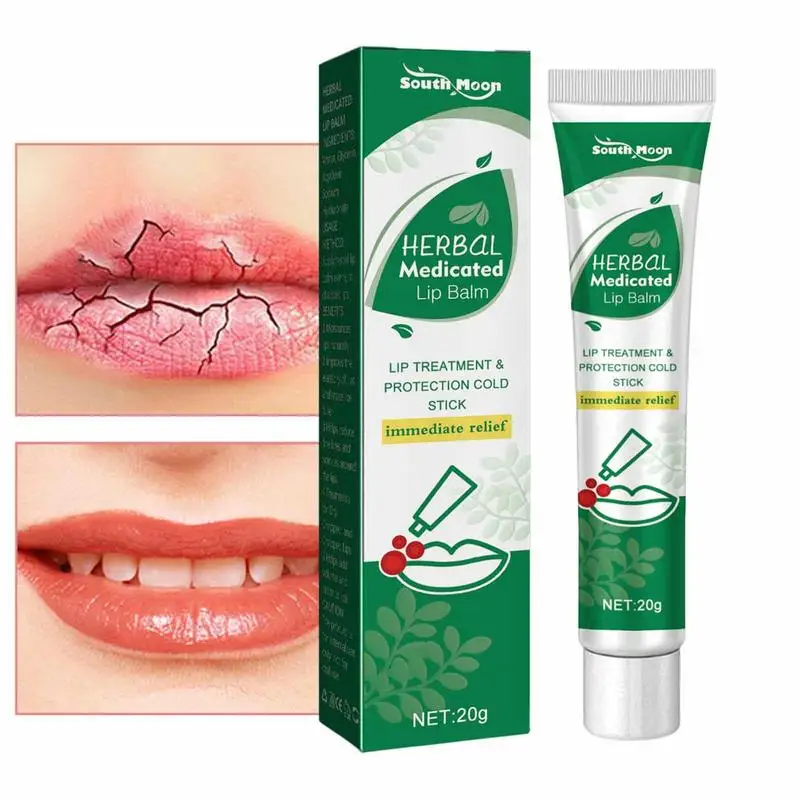 

Бальзам для губ, травяной бальзам для губ для сухих губ 20 г, увлажняющее средство для защиты от сухости и трещин, скрабы для губ, увлажняющая палочка