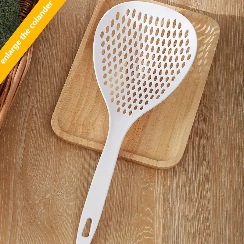 Kitchen Colander Nylon Long Handle Round Mesh Spoon Loo Noodle Dumpling Anti-scalding Spoon Household Large Colander
Kitchen Colander Nylon Long Handle Round Mesh Spoon Loo Noodle Dumpling Anti-scalding Spoon Household Large Colander