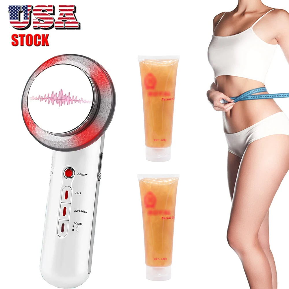 EMS Microcurrent Ultrasonic Cavitation Machine Body Slimming Massager Fat Burner with Gel
EMS Microcurrent Ultrasonic Cavitation Machine Body Slimming Massager Fat Burner with Gel
