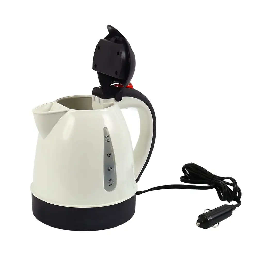 Portable Car Electric Kettle Road Trip Travel Cigarette Lighter DC12V Heated Water Tea Coffee Kettle Auto Shut Off, 1000ml porta
Portable Car Electric Kettle Road Trip Travel Cigarette Lighter DC12V Heated Water Tea Coffee Kettle Auto Shut Off, 1000ml porta