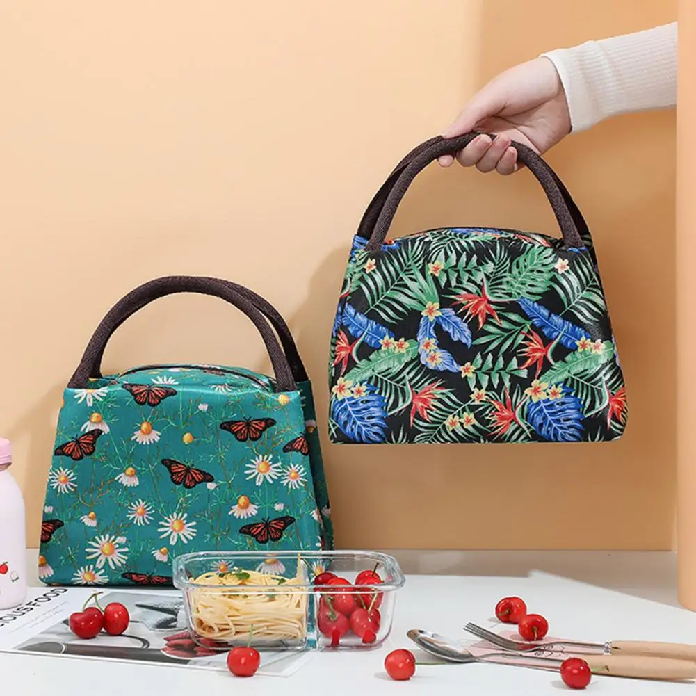 Insulation Bag Waterproof Reusable Thermal Insulation Butterfly Print Insulation Bag Bento Bag for Picnic 
Insulation Bag Waterproof Reusable Thermal Insulation Butterfly Print Insulation Bag Bento Bag for Picnic