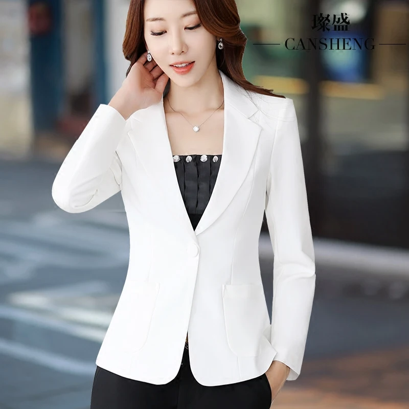 S-5XL Thick Single Button Blazer Slim Fit White Yellow Jackets Office Lady Korea Fashion Coat Winter Autumn Business Work Wear
S-5XL Thick Single Button Blazer Slim Fit White Yellow Jackets Office Lady Korea Fashion Coat Winter Autumn Business Work Wear