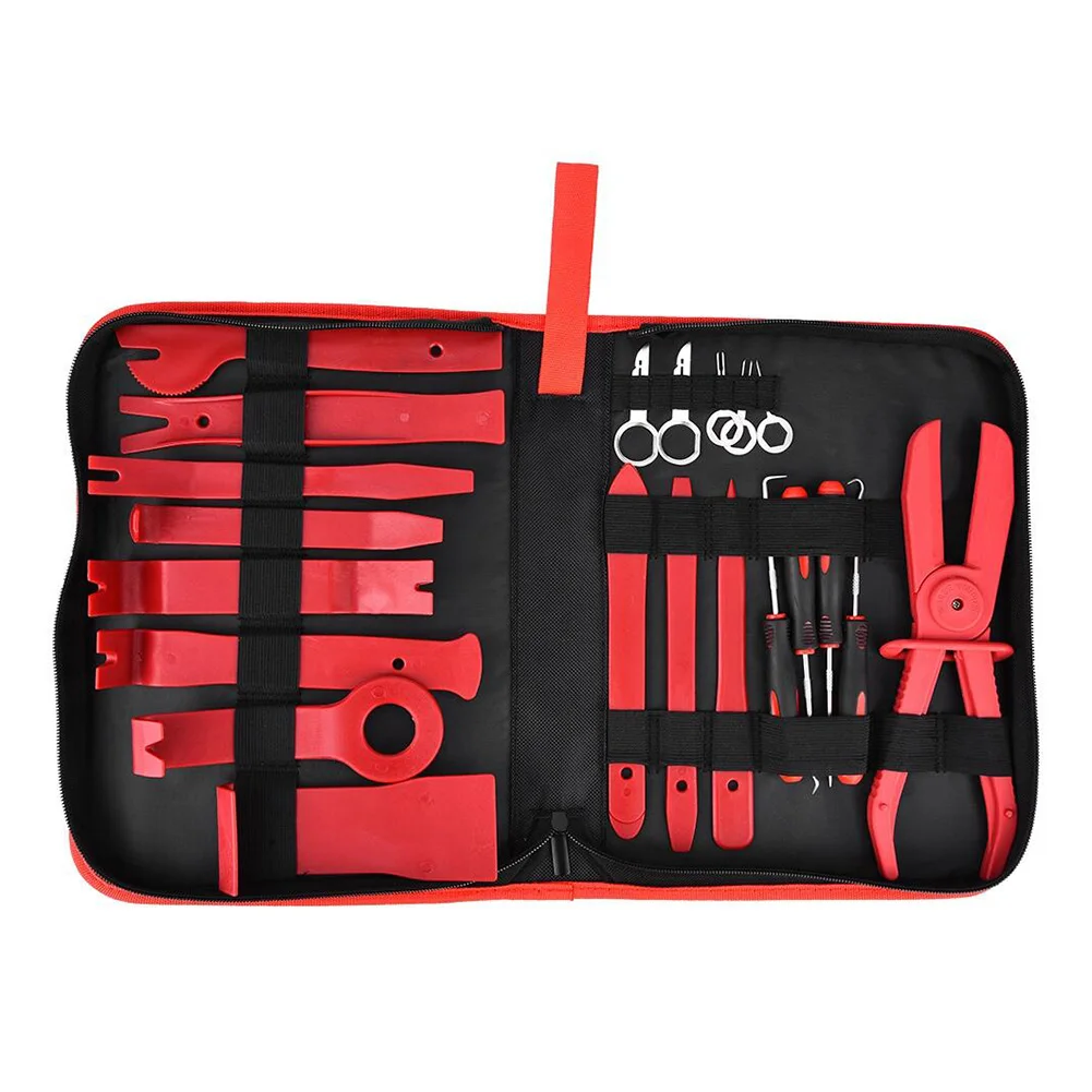 21pcs Auto Interior Disassembly Portable Car Panel Door Clip Trim Dash Audio Removal Installer Pry Kit Repair Hand Removal Tools
21pcs Auto Interior Disassembly Portable Car Panel Door Clip Trim Dash Audio Removal Installer Pry Kit Repair Hand Removal Tools