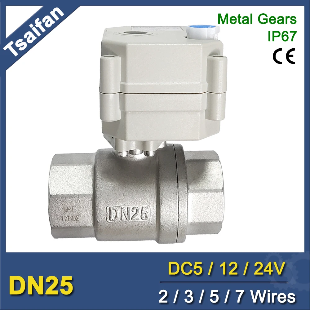 Электрический моторизованный клапан DN25 с полным диаметром и сигналом, 12 В/24 В постоянного тока, 2/3/5/7 проводов, металлические шестерни с обратной связью, IP67 CE для питьевой воды
Электрический моторизованный клапан DN25 с полным диаметром и сигналом, 12 В/24 В постоянного тока, 2/3/5/7 проводов, металлические шестерни с обратной связью, IP67 CE для питьевой воды