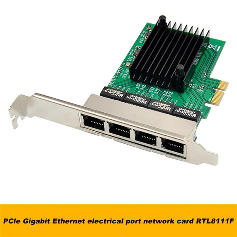 Pci-E X1 Gigabit Network Card Pci-Express 4 Port Ethernet Network Card Rtl8111F Ethernet Lan Card
Pci-E X1 Gigabit Network Card Pci-Express 4 Port Ethernet Network Card Rtl8111F Ethernet Lan Card