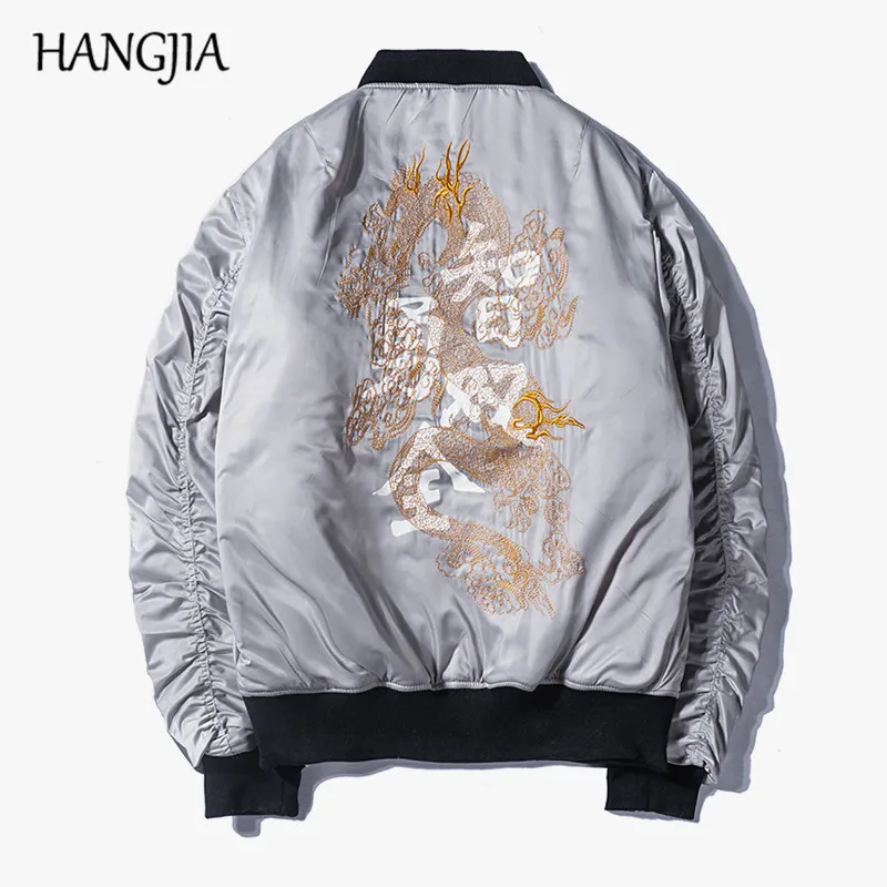 Bomber Jacket Men Chinese Dragon Embroidery Baseball Uniform Streetwear Thickening Mens Jackets and Coats Pleated Sleeve Clothes
Bomber Jacket Men Chinese Dragon Embroidery Baseball Uniform Streetwear Thickening Mens Jackets and Coats Pleated Sleeve Clothes