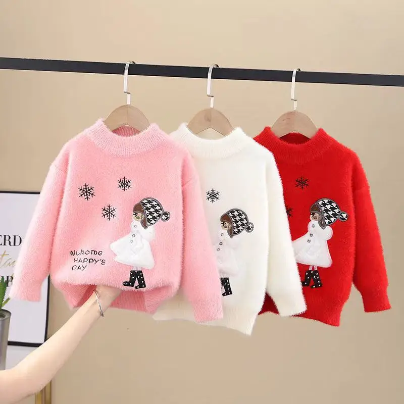 Girls Sweaters Spring Autumn 4 5 6 7 8 Years Old Children Woolen Pullover Sweater For Baby Knitting Clothes Kids Tops Outfits
Girls Sweaters Spring Autumn 4 5 6 7 8 Years Old Children Woolen Pullover Sweater For Baby Knitting Clothes Kids Tops Outfits