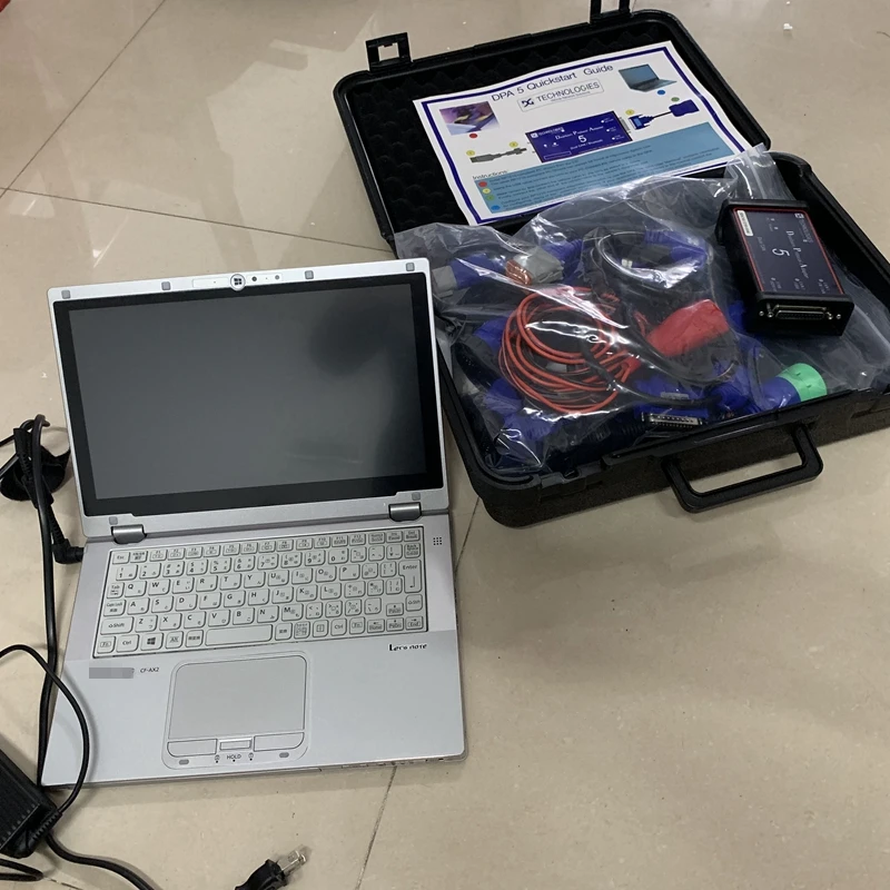 Truck Diagnosis Code Scanner DPA5 Dearborn Protocol Adapter 5 Heavy Duty Tool Latest Software In CF-AX2 Used Laptop 4g I5 SSD
Truck Diagnosis Code Scanner DPA5 Dearborn Protocol Adapter 5 Heavy Duty Tool Latest Software In CF-AX2 Used Laptop 4g I5 SSD