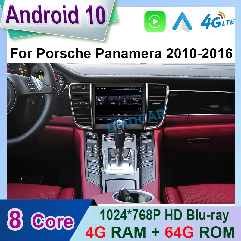 For Porsche Panamera 2010-2016 Car Radio Multimedia GPS Navigation 8Core 4+64GB With IPS HD Screen DSP 4G Carplay Android 10
For Porsche Panamera 2010-2016 Car Radio Multimedia GPS Navigation 8Core 4+64GB With IPS HD Screen DSP 4G Carplay Android 10