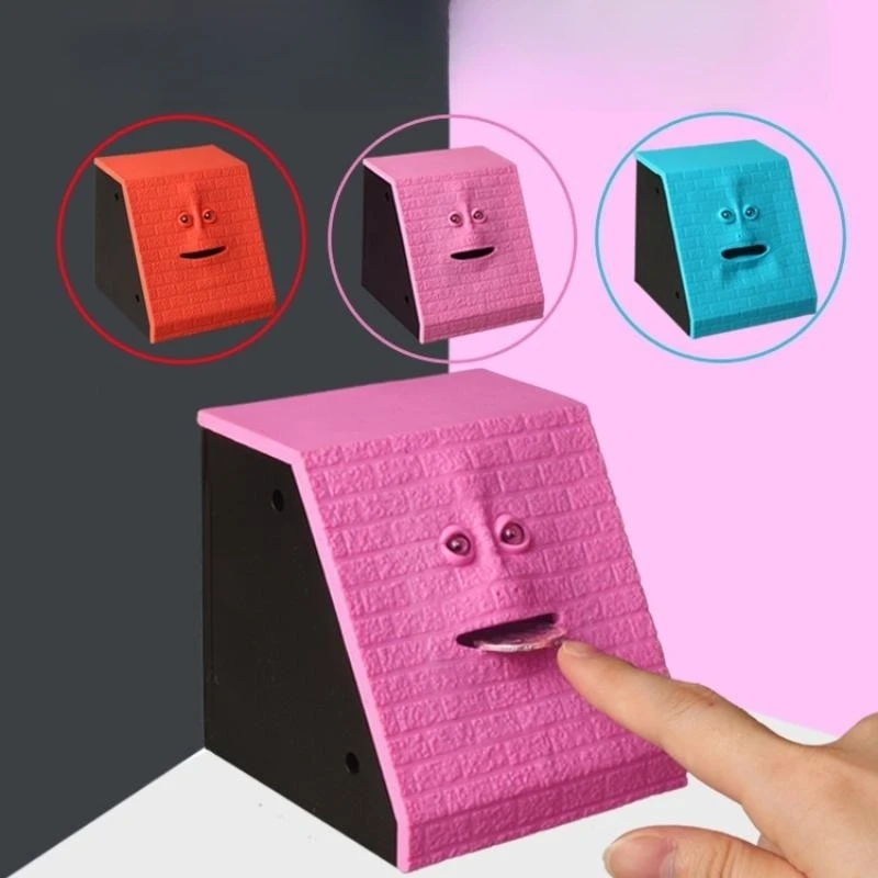 New Face Piggy Bank Funny Coin Money Saving Box Jar Novelty Automatic Coin Bank Coins Storage Box Facebank Home Decor Kids Gifts
New Face Piggy Bank Funny Coin Money Saving Box Jar Novelty Automatic Coin Bank Coins Storage Box Facebank Home Decor Kids Gifts