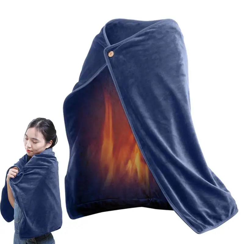 Winter Electric Blanket USB Heated Warm Shawl Heating Cold Protection Keep Warm Coral Flannel Heated Blanket Outdoor Office Home
Winter Electric Blanket USB Heated Warm Shawl Heating Cold Protection Keep Warm Coral Flannel Heated Blanket Outdoor Office Home
