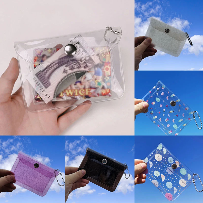 Women's Credit Card Holder Wallet Fashion Transparent Waterproof PVC Business Card Purse Men Id Card Mini Wallet Girl Coin Purse
Women's Credit Card Holder Wallet Fashion Transparent Waterproof PVC Business Card Purse Men Id Card Mini Wallet Girl Coin Purse