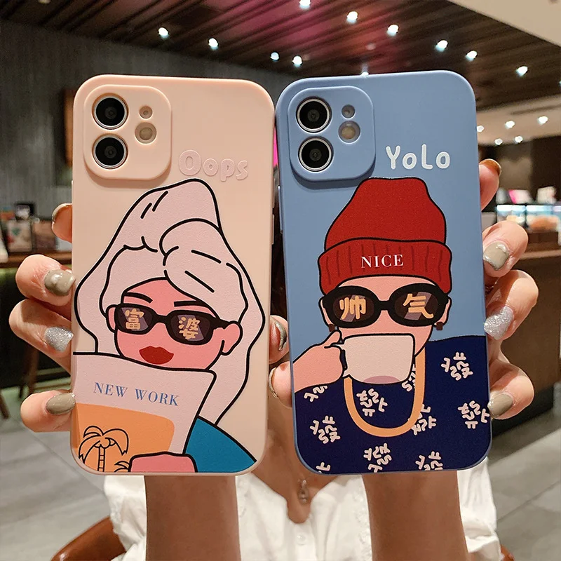 Cartoon Case For Iphone 8 Plus Case IPhone 12 Pro Max Straight Edge Fashion Cover Iphone 11 6 7 SE 13
Cartoon Case For Iphone 8 Plus Case IPhone 12 Pro Max Straight Edge Fashion Cover Iphone 11 6 7 SE 13