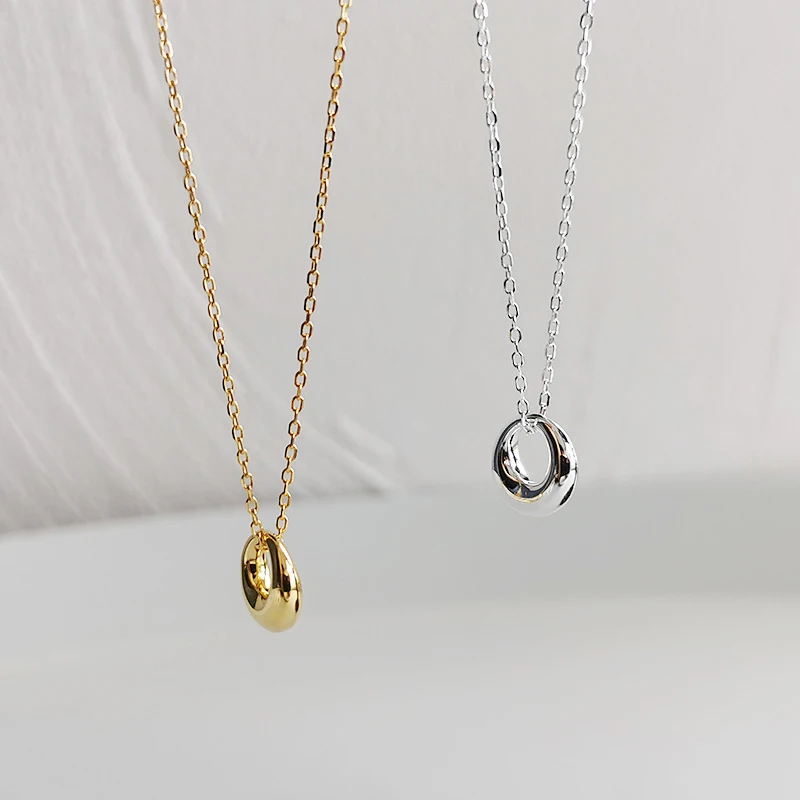Amaiyllis 925 Sterling Silver Light Luxury Ring Couple Necklace Pendant Simple Clavicle Chain Necklace For Lovers Jewelry
Amaiyllis 925 Sterling Silver Light Luxury Ring Couple Necklace Pendant Simple Clavicle Chain Necklace For Lovers Jewelry