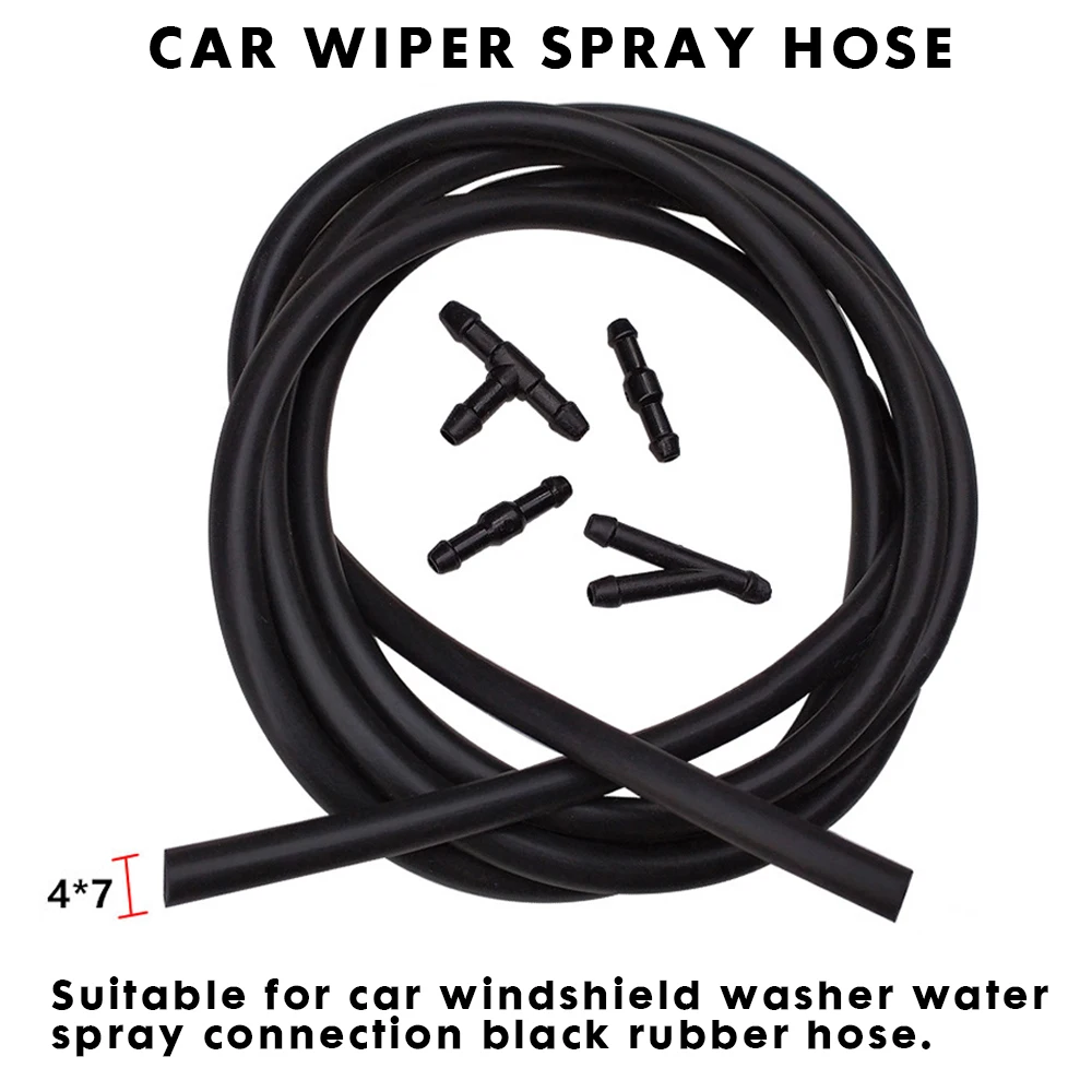 1m Car Windshield Washer Wiper Spray Pipe Cleaning Nozzle Hose Tube Connector T Y I Type for Front Window Pump Accessories 
1m Car Windshield Washer Wiper Spray Pipe Cleaning Nozzle Hose Tube Connector T Y I Type for Front Window Pump Accessories