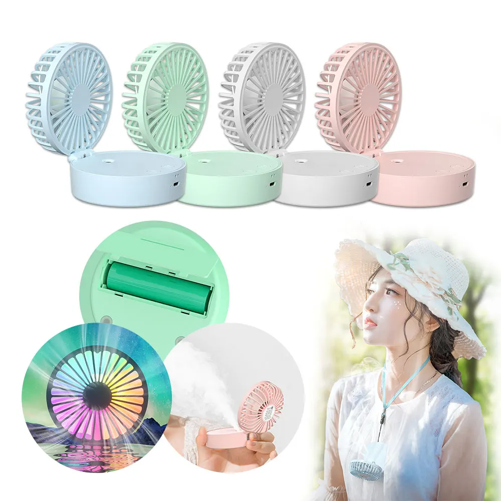 USB Rechargeable Fan Lazy Hanging Neck Nebulizer Portable Facial Nano Mist Sprayer Colorful Lights Air Humidifier Mini Table Fan
USB Rechargeable Fan Lazy Hanging Neck Nebulizer Portable Facial Nano Mist Sprayer Colorful Lights Air Humidifier Mini Table Fan