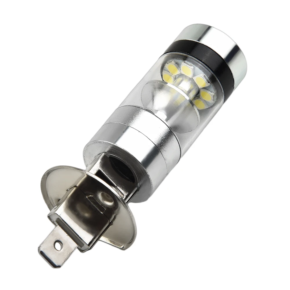 2pcs Car H1 100W 6000K Headlight Bulbs LED White 12-24V 20-SMD Projector Fog Driving DRL Lamps Super Bright Headlamps
2pcs Car H1 100W 6000K Headlight Bulbs LED White 12-24V 20-SMD Projector Fog Driving DRL Lamps Super Bright Headlamps