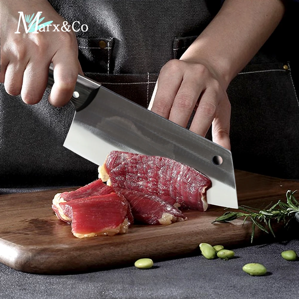 Stainless Steel Chef Knife Chinese butcher knife Kitchen Slicing Knife Meat Chopping Knife Wood Handle Cleaver Knife
Stainless Steel Chef Knife Chinese butcher knife Kitchen Slicing Knife Meat Chopping Knife Wood Handle Cleaver Knife
