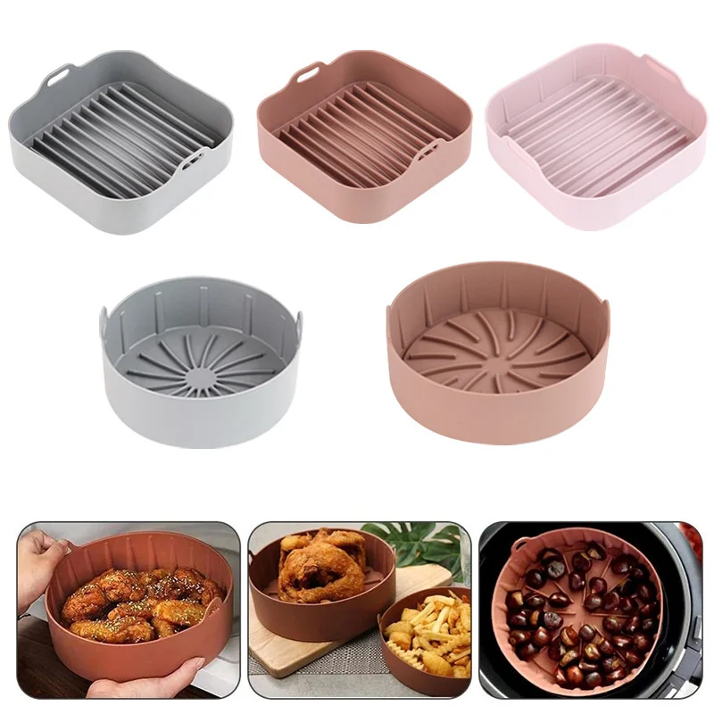 Silicone Electric Air Fryer Pot Liner Reusable Heat Resistant Baking Mat Air Fryers Accessories For Kitchen Supplies
Silicone Electric Air Fryer Pot Liner Reusable Heat Resistant Baking Mat Air Fryers Accessories For Kitchen Supplies