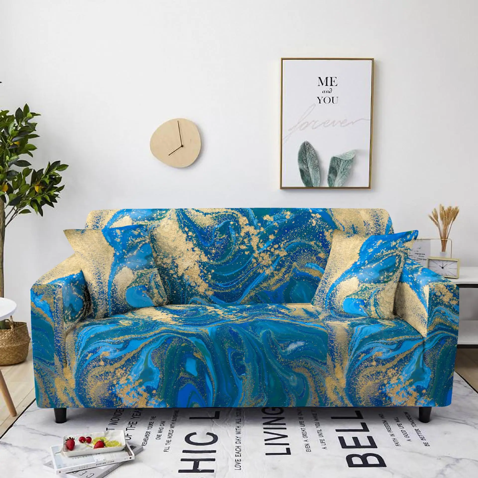 Multicolor Print Sofa Cover All Inclusive Four Seasons Sofa Covers for Living Room Spandex Elastic Cushion Cover Slipcover
Multicolor Print Sofa Cover All Inclusive Four Seasons Sofa Covers for Living Room Spandex Elastic Cushion Cover Slipcover