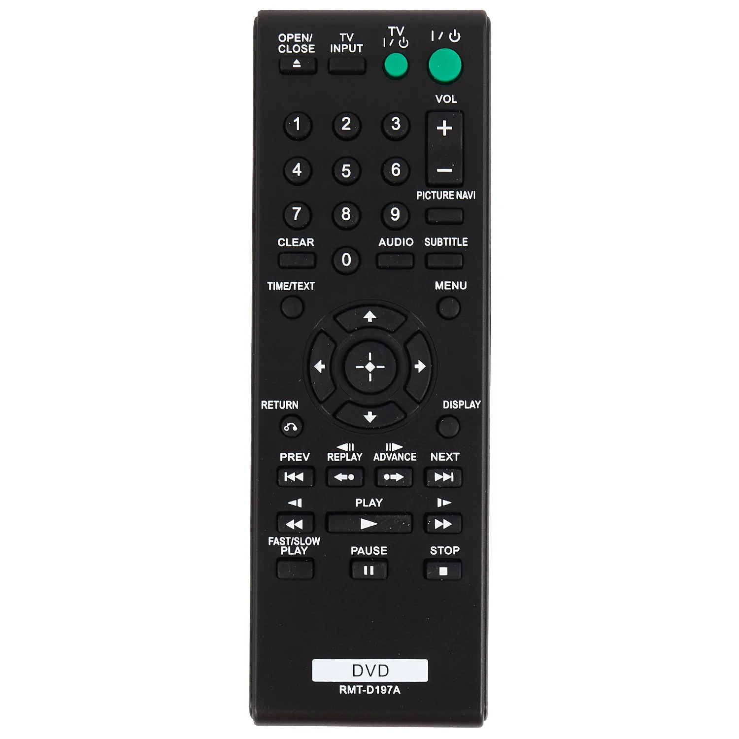 Rmt-D197A Smart Remote Control for Sony Dvd Dvp-Sr210 Dvp-Sr210P Dvp-Sr510H Dvp-Sr510
Rmt-D197A Smart Remote Control for Sony Dvd Dvp-Sr210 Dvp-Sr210P Dvp-Sr510H Dvp-Sr510