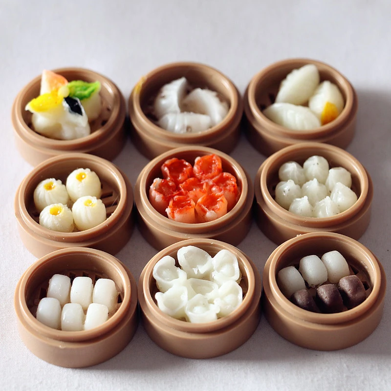 Dollhouse Miniatures Chinese Food Steamed Buns Dim Sum Basket For Doll House Kitchen Random 1Pcs
Dollhouse Miniatures Chinese Food Steamed Buns Dim Sum Basket For Doll House Kitchen Random 1Pcs