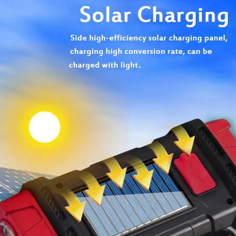 Light Usb Charge Solar Flashlight Portable Battery Camping Lantern Outdoor Searchlight Charging Baoying Emergency Light 2400mah
Light Usb Charge Solar Flashlight Portable Battery Camping Lantern Outdoor Searchlight Charging Baoying Emergency Light 2400mah