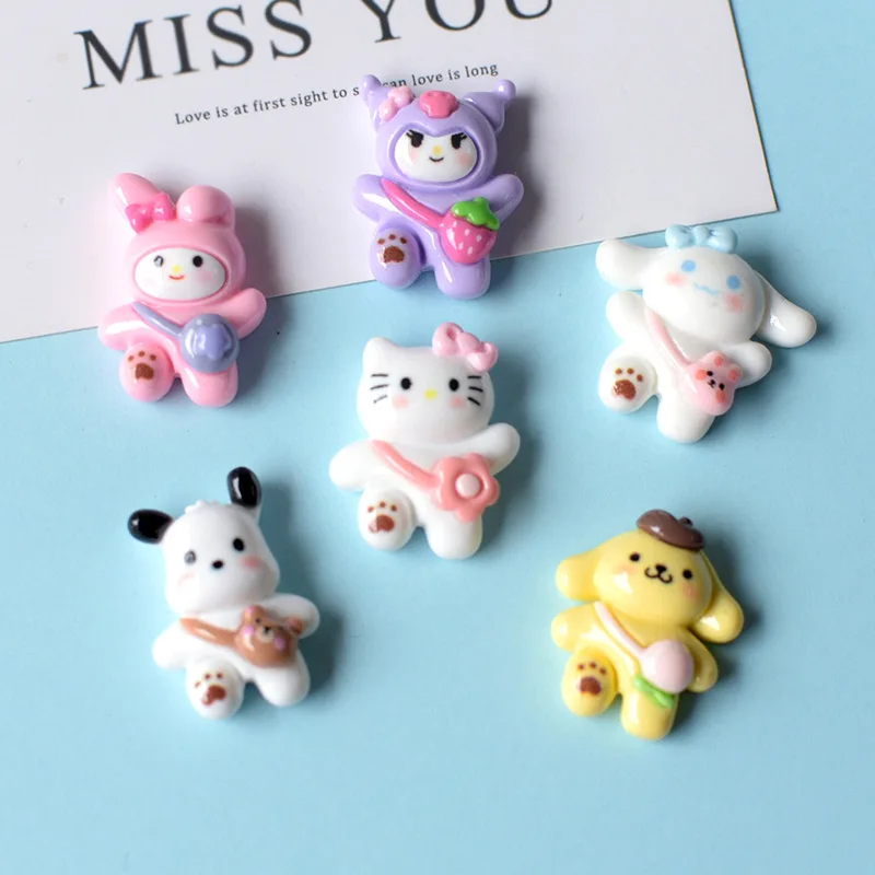 10Pcs New Sanrio Cartoon Anime Hello Kitty Kulomi Melody Shiny Messenger Bag Series Resin Patch Diy 2D Jewelry Accessories
10Pcs New Sanrio Cartoon Anime Hello Kitty Kulomi Melody Shiny Messenger Bag Series Resin Patch Diy 2D Jewelry Accessories