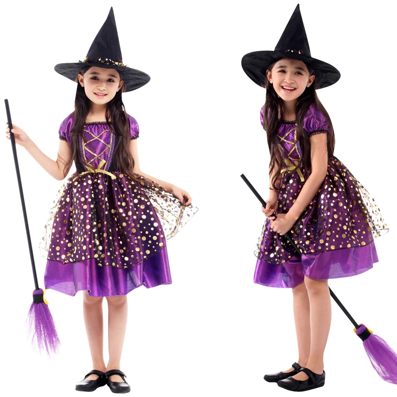 Children Purple Bat Witch Dress with Headwear Fancy Girl Costume Children Cosplay Dance Kids Christmas Carnival Party
Children Purple Bat Witch Dress with Headwear Fancy Girl Costume Children Cosplay Dance Kids Christmas Carnival Party
