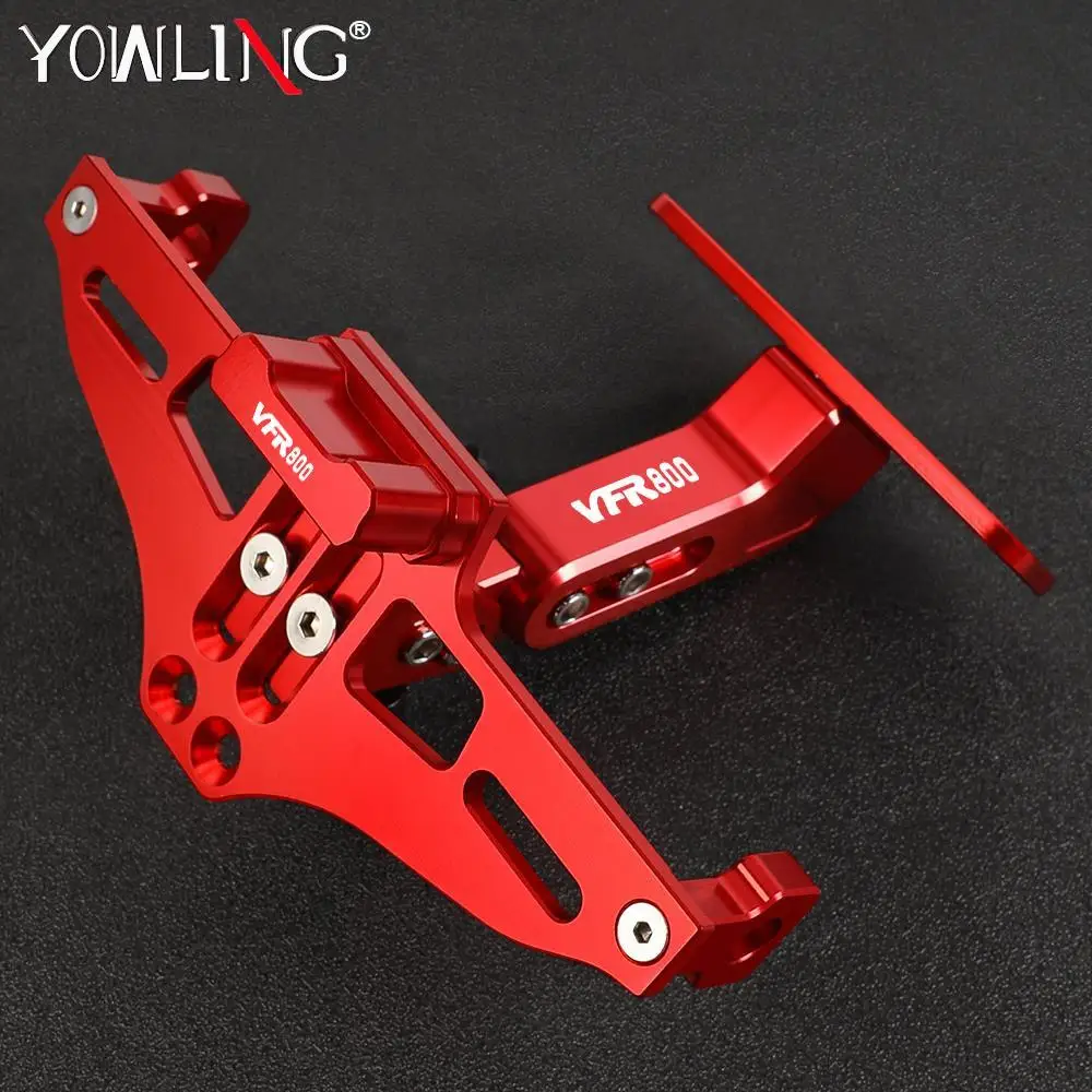 Adjustable CNC Motorcycle Modified Rear License Plate Mount Holder For Honda VFR800 VFR 800 2002 2003 2004-2023
Adjustable CNC Motorcycle Modified Rear License Plate Mount Holder For Honda VFR800 VFR 800 2002 2003 2004-2023