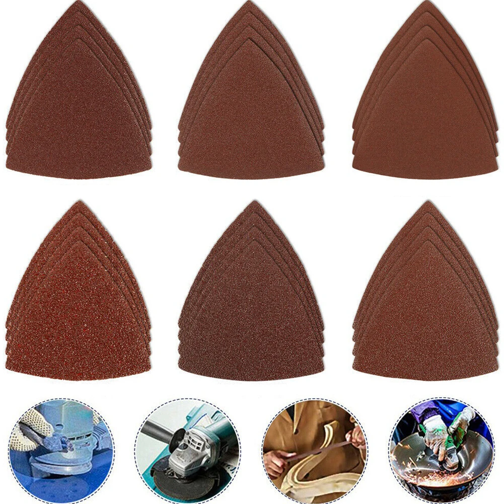 30pcs 80mm Triangular Sandpaper Hook & Loop Sanding Disc Pad 80-400 Grit Fit 3-1/8 Inch Oscillating Multi Tool
30pcs 80mm Triangular Sandpaper Hook & Loop Sanding Disc Pad 80-400 Grit Fit 3-1/8 Inch Oscillating Multi Tool