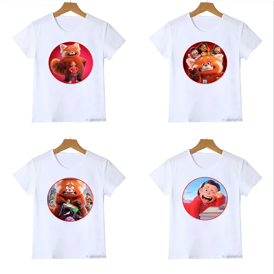2022 Movie Show Turning Red Cartoon Print Kawaii Panda Mei T-Shirt Kawaii Boys Little Girls Kids Gift Unisex Tshirt Tops
2022 Movie Show Turning Red Cartoon Print Kawaii Panda Mei T-Shirt Kawaii Boys Little Girls Kids Gift Unisex Tshirt Tops