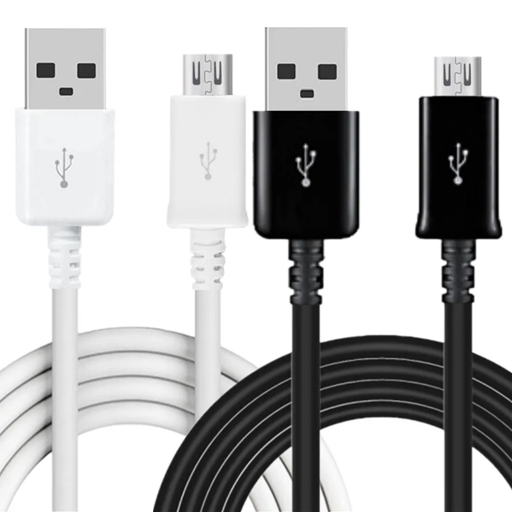 

10PCS/Lot 1M 3ft Micro USB Cable Fast Charger Data Sync Cable For Samsung S6 S7 Edge J1 J2 J3 J5 J7 Huawei Htc lg Android phone