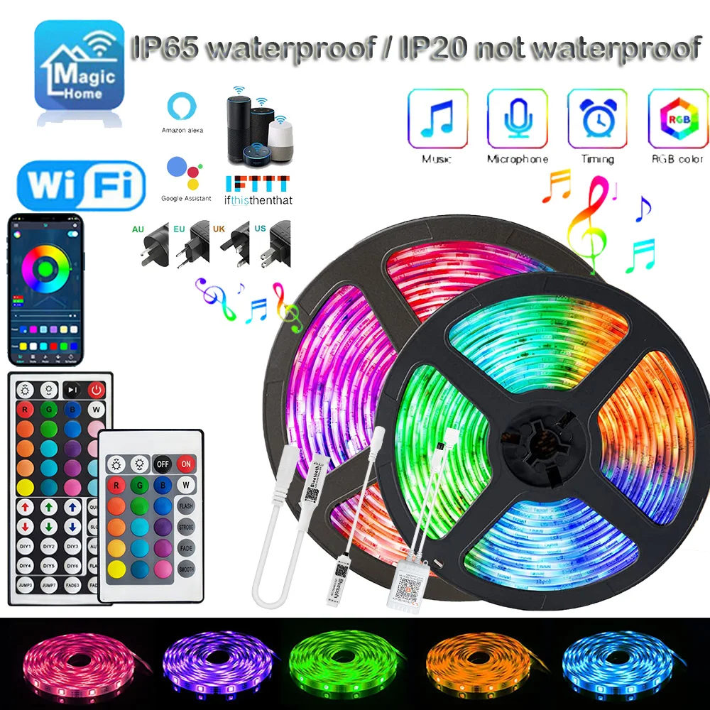 LED Strip Light 5M-30M RGB 5050 String Flexible Lamp Ribbon DC USB Bluetooth Control TV Backlight Home Party Decoration
LED Strip Light 5M-30M RGB 5050 String Flexible Lamp Ribbon DC USB Bluetooth Control TV Backlight Home Party Decoration