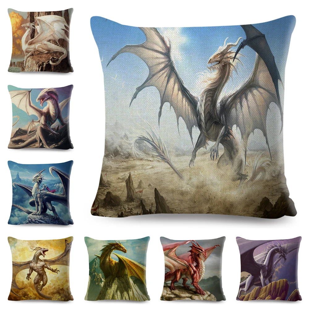 Cartoon Dragon Pattern Cushion Cover Decor Animal Printed Pillow Case for Car Sofa Home Living Room Pillowcases 45*45cm
Cartoon Dragon Pattern Cushion Cover Decor Animal Printed Pillow Case for Car Sofa Home Living Room Pillowcases 45*45cm