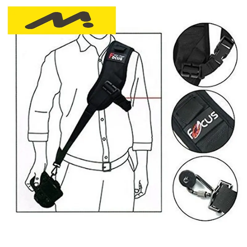 Quick Rapid Camera strap Single Shoulder Sling Black Belt Strap for Canon Nikon Mark II Accessories Chest Bags Crossbody Bags
Quick Rapid Camera strap Single Shoulder Sling Black Belt Strap for Canon Nikon Mark II Accessories Chest Bags Crossbody Bags