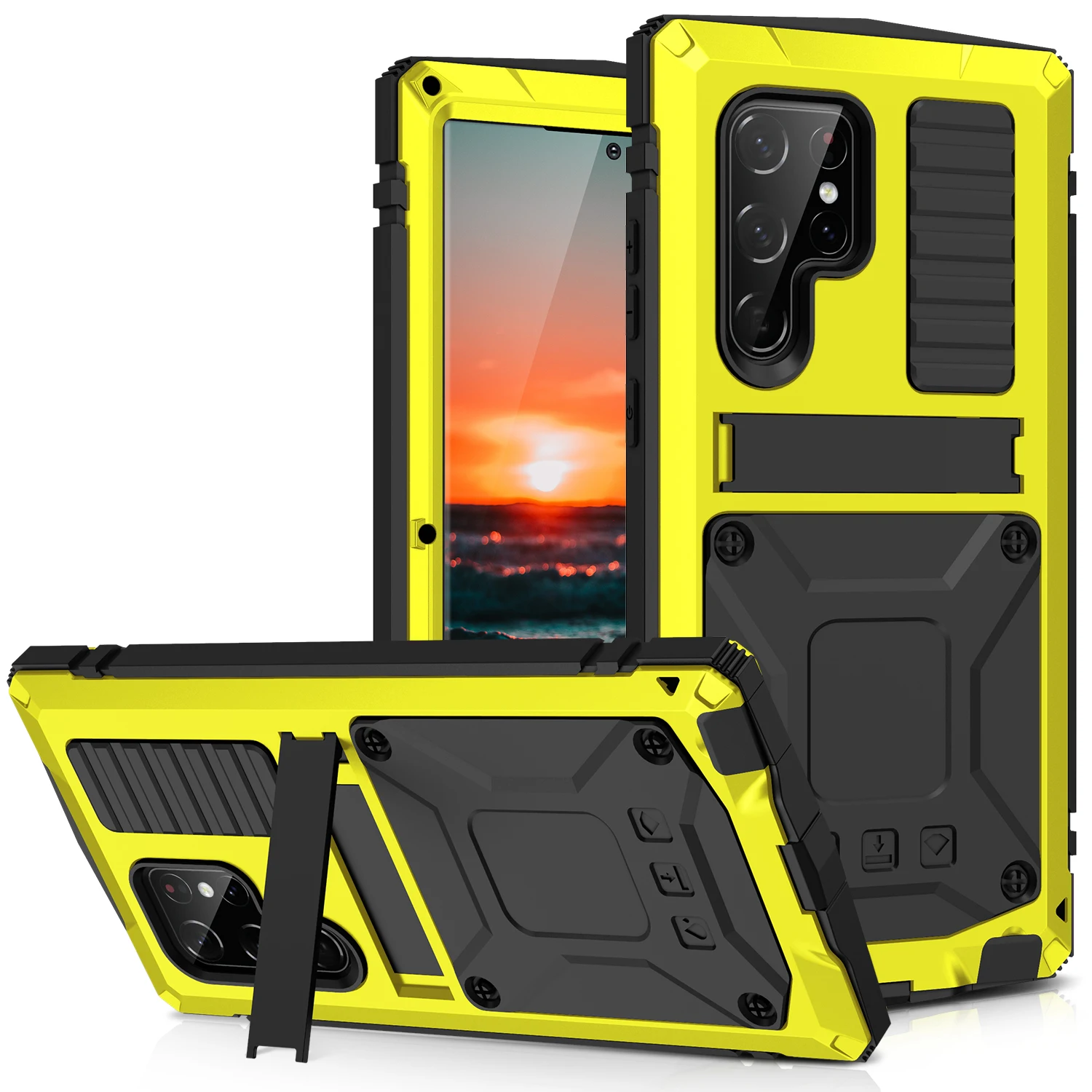 For Samsung Galaxy S22 Ultra Case 360 Full Protection Armor Metal Phone Cover for Galaxy S22 Plus Kickstand Shockproof Case
For Samsung Galaxy S22 Ultra Case 360 Full Protection Armor Metal Phone Cover for Galaxy S22 Plus Kickstand Shockproof Case