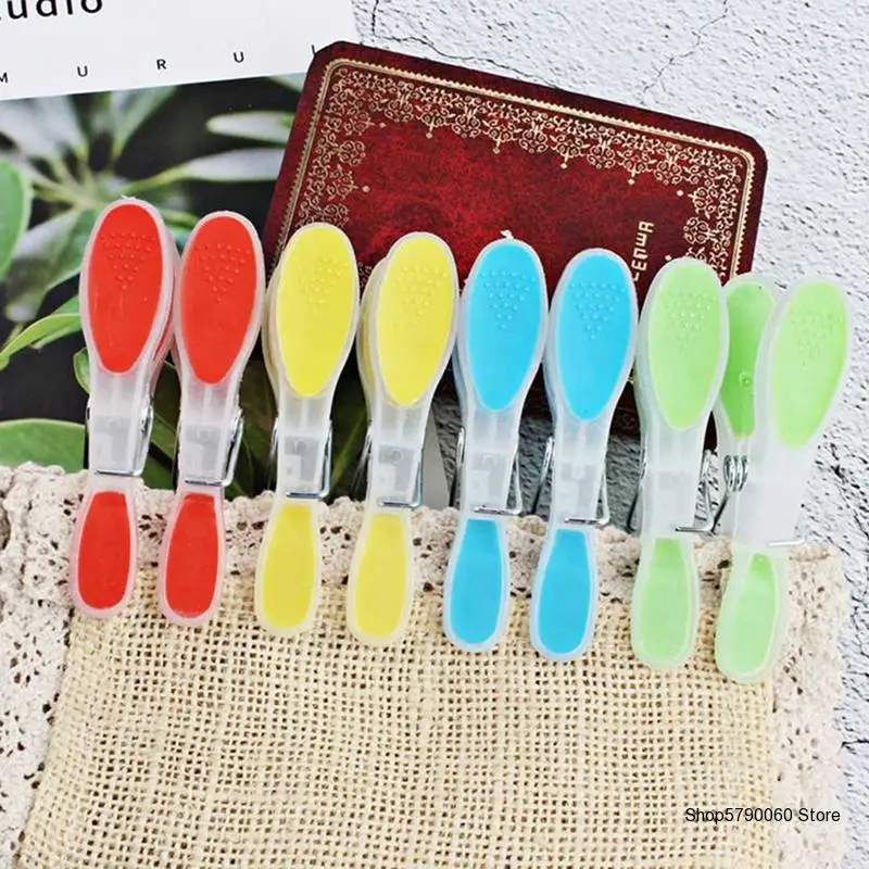 12pcs / Pack Soft Laundry Folder Small Drying Clip Plastic Clothespin Windproof Underwear Socks Drying Rack Clothespin
12pcs / Pack Soft Laundry Folder Small Drying Clip Plastic Clothespin Windproof Underwear Socks Drying Rack Clothespin