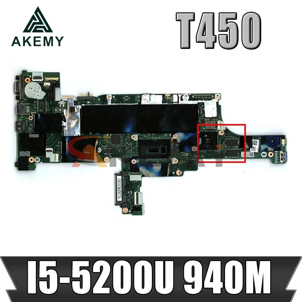 For Lenovo Laptop ThinkPad T450 Motherboard I5-5200U CPU 940M Distributed Video Card AIVL0 NM-A252 Notebook Mainboard
For Lenovo Laptop ThinkPad T450 Motherboard I5-5200U CPU 940M Distributed Video Card AIVL0 NM-A252 Notebook Mainboard