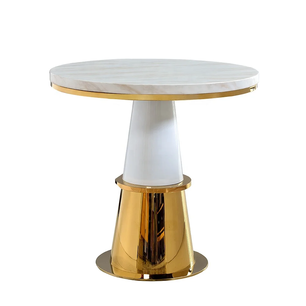 Modern Luxury Sintered White Marble Top Coffee Table Gold Stainless Steel Coffee Table for sale
Modern Luxury Sintered White Marble Top Coffee Table Gold Stainless Steel Coffee Table for sale