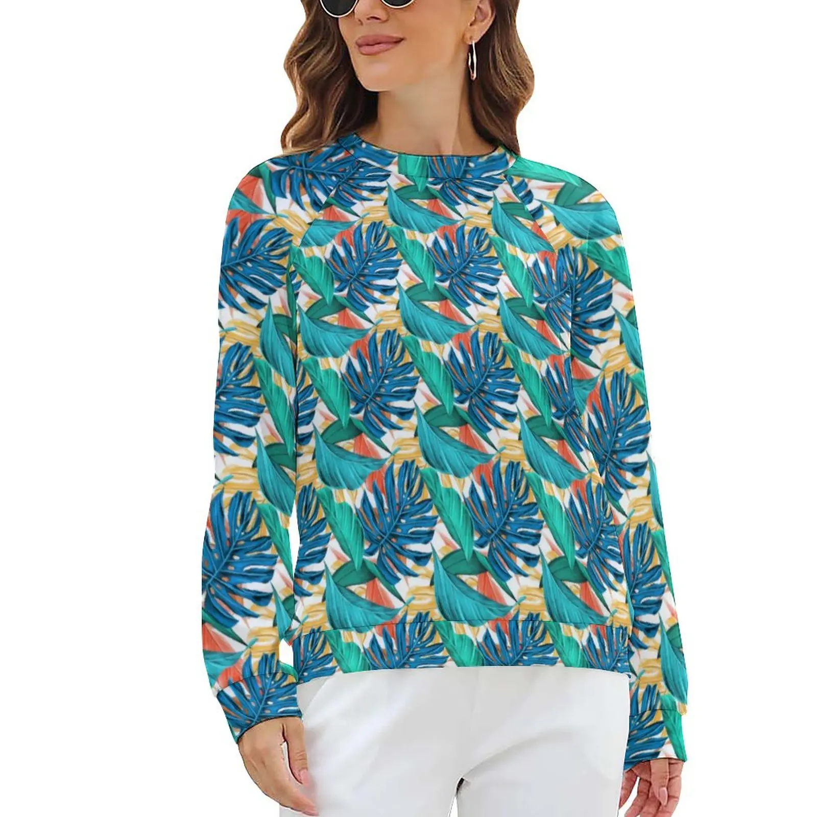 Exotic Tropical Print Casual Hoodies Women Palm Leaves Trendy Custom Hoodie Long Sleeve Korean Fashion Oversized Sweatshirts
Exotic Tropical Print Casual Hoodies Women Palm Leaves Trendy Custom Hoodie Long Sleeve Korean Fashion Oversized Sweatshirts
