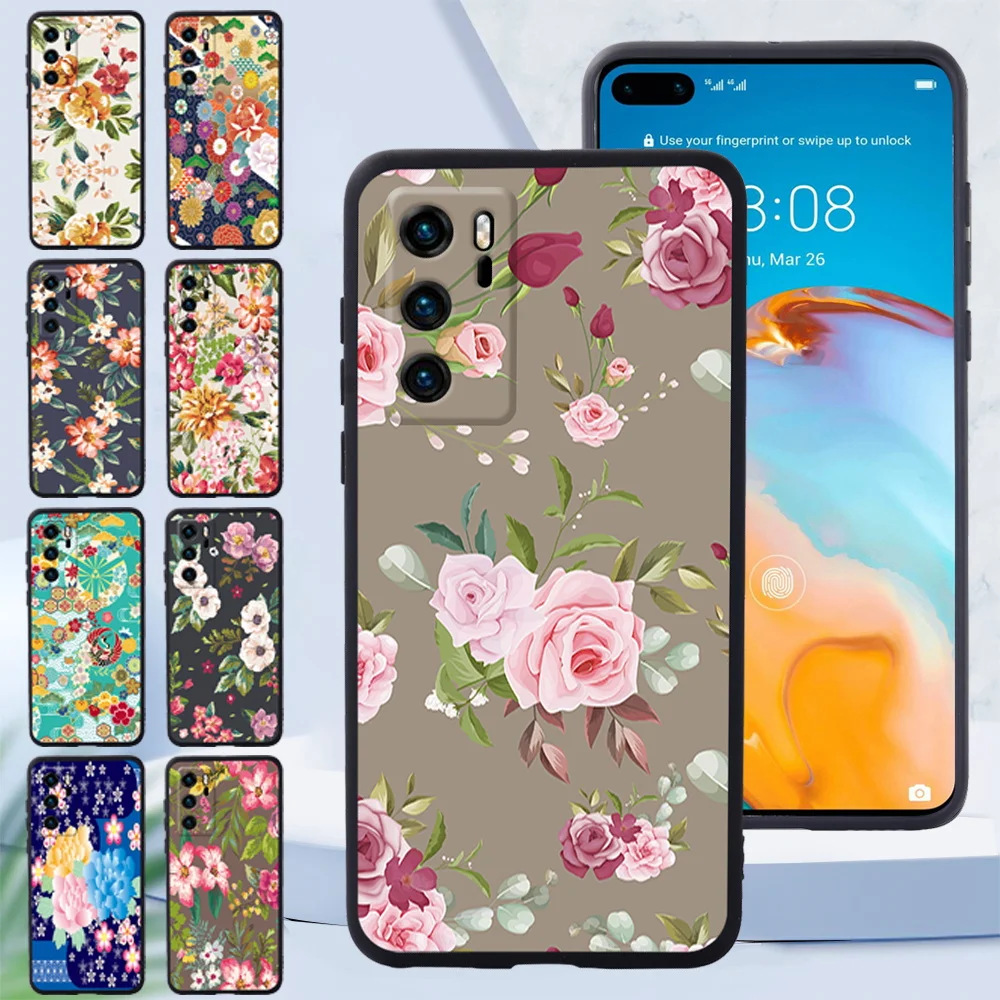 Mobile Phone Case for Huawei Honor 20 Lite/10 Lite/Huawei P40 Pro/P30 LITE/P30 Pro/ P30 Flowers Pattern Protective Back Cover
Mobile Phone Case for Huawei Honor 20 Lite/10 Lite/Huawei P40 Pro/P30 LITE/P30 Pro/ P30 Flowers Pattern Protective Back Cover