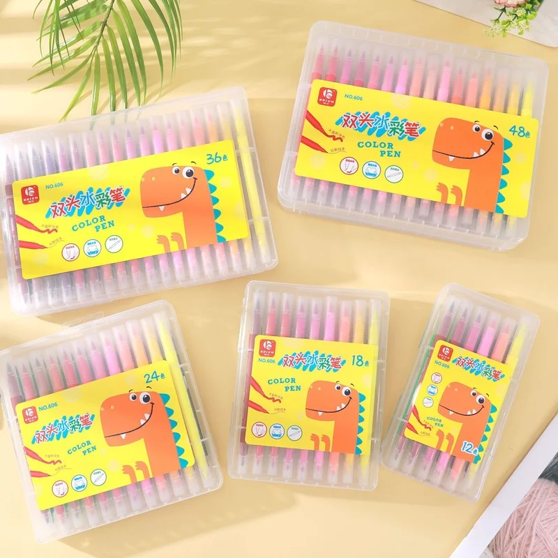 12/18/24/36PCS Colors Art Marker Watercolor Brush Pens for School Supplies Stationery Drawing Coloring Books Manga Calligraphy
12/18/24/36PCS Colors Art Marker Watercolor Brush Pens for School Supplies Stationery Drawing Coloring Books Manga Calligraphy