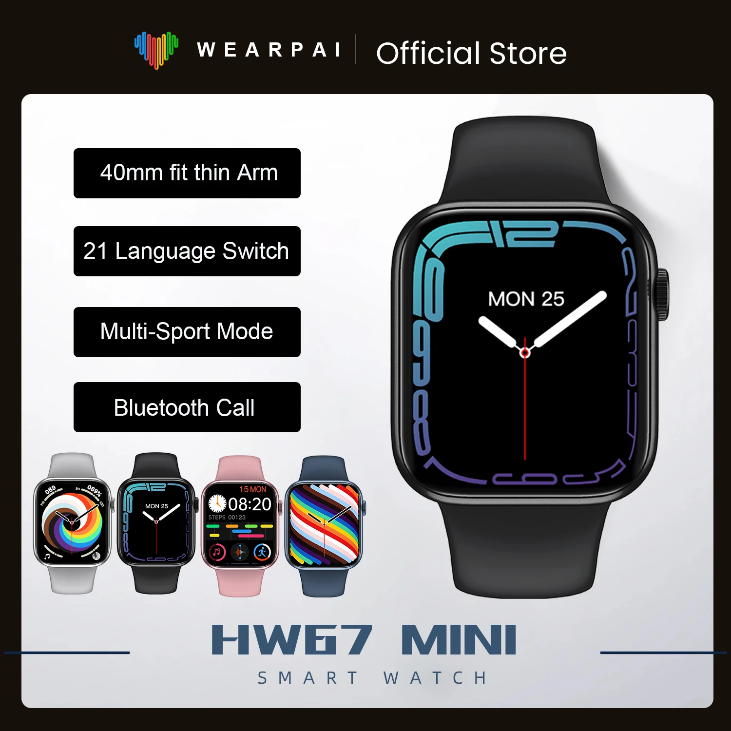 2022 New HW67 mini Smart Watch Women Double Button Wireless Charger Custom Dial Smartwatch Bluetooth Call pk W37 W27 HW57 Pro
2022 New HW67 mini Smart Watch Women Double Button Wireless Charger Custom Dial Smartwatch Bluetooth Call pk W37 W27 HW57 Pro