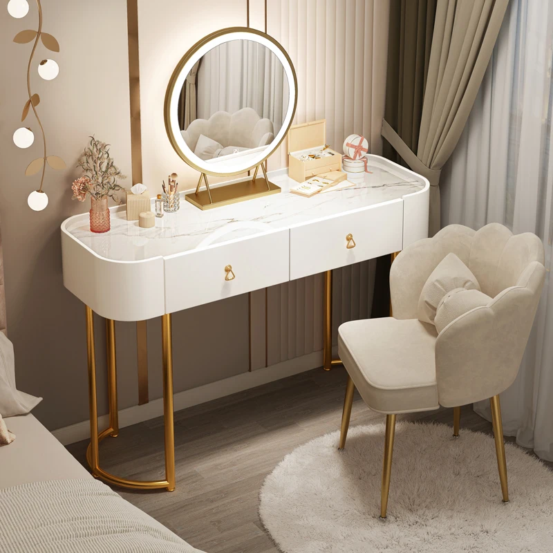 Nordic White Girl Makeup Bedroom Dressing Table Dressing Room Dressing Table with Mirror Meuble Coiffeuse House Furniture XY50D
Nordic White Girl Makeup Bedroom Dressing Table Dressing Room Dressing Table with Mirror Meuble Coiffeuse House Furniture XY50D
