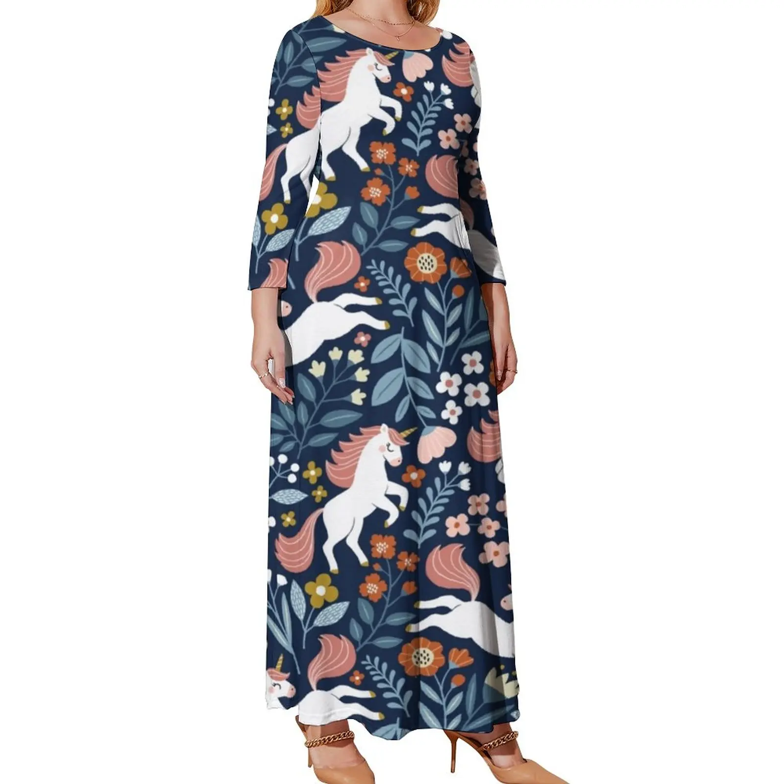 Cute Unicorn Dress Women Floral And Leaf Print Party Maxi Dress Aesthetic Boho Beach Long Dresses Graphic Vestido Plus Size 5XL
Cute Unicorn Dress Women Floral And Leaf Print Party Maxi Dress Aesthetic Boho Beach Long Dresses Graphic Vestido Plus Size 5XL