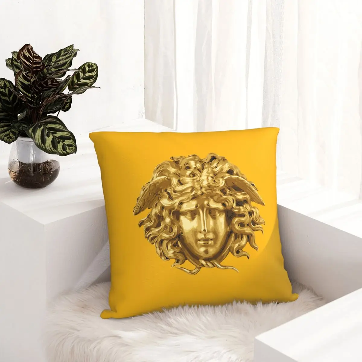 Halloween Snake Hair Greek Mythology Medusa Head pillowcase printed cushion cover sofa waist pillow pillow cover
Halloween Snake Hair Greek Mythology Medusa Head pillowcase printed cushion cover sofa waist pillow pillow cover
